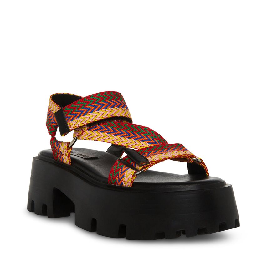 Sandalias de Plataforma Steve Madden Milly Mujer Multicolor | ES BH1E96